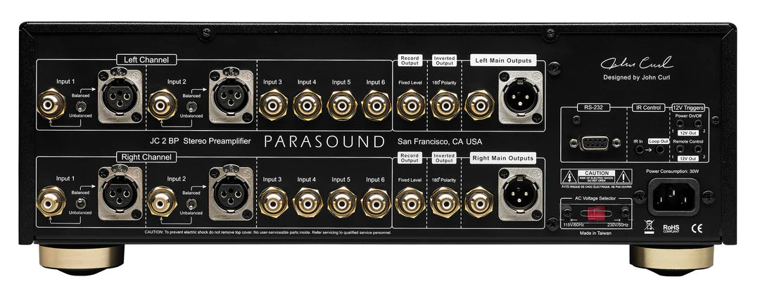 Parasound-JC2BP Preamp