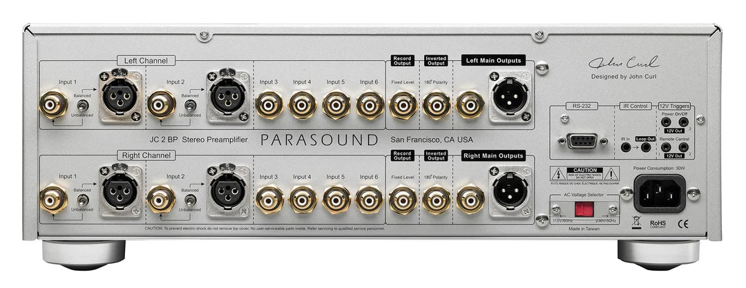 Parasound-JC2BP Preamp