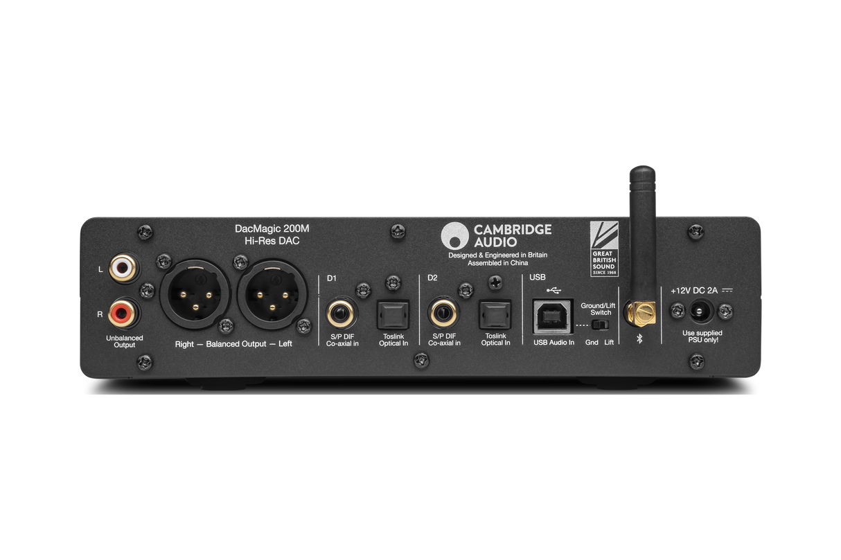 Cambridge DacMagic 200 Digital to Analogue Converter Inc. MQA & Bluetooth aptX HD