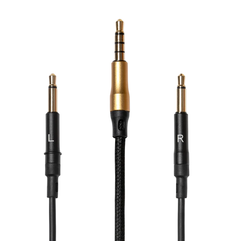 Meze mono 3.5 mm to 3.5 mm 3 m Black/Gold standard cable