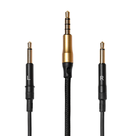 Meze mono 3.5 mm to 3.5 mm 3 m Black/Gold standard cable