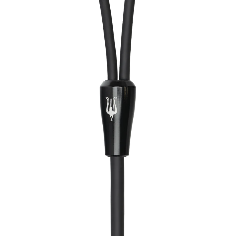 Meze mono 3.5 mm to 3.5 mm 1.5 m soft TPE cable with black aluminium casings