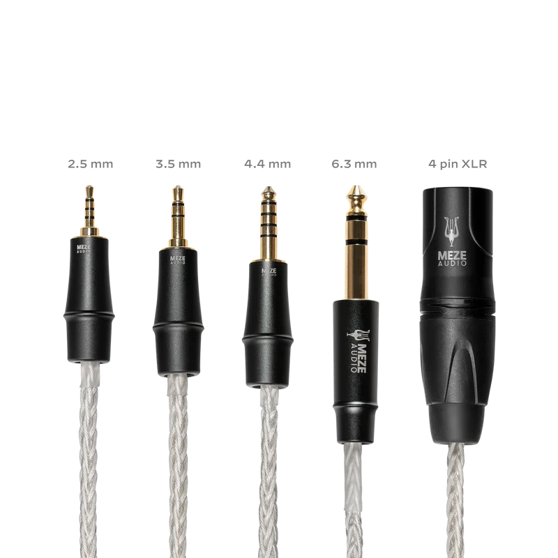 Meze mini XLR to 2.5 mm balanced silver plated PCUHD premium cable