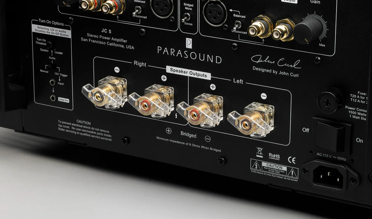 Parasound-JC5 Stereo Power Amp