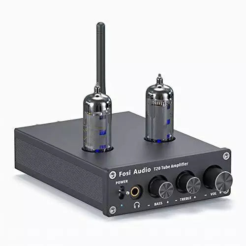 Fosi Audio T20 Bluetooth Tube Amplifier Stereo Amplificador Audio 50W Power Headphone Amplifier for Passive Speakers